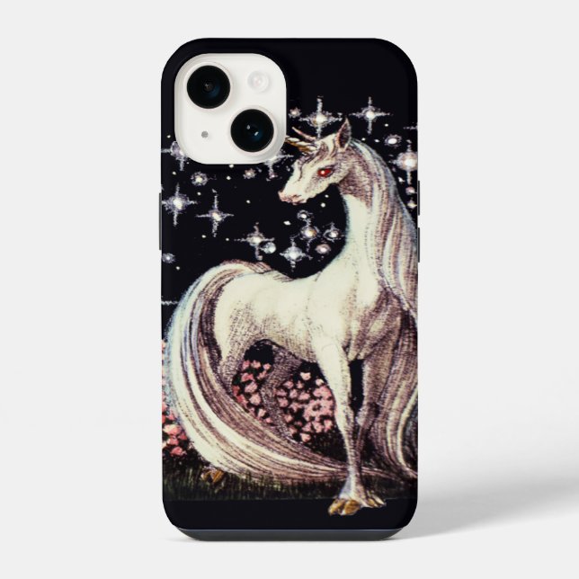 Einhorn iPhone 14 Hülle (Rückseite)