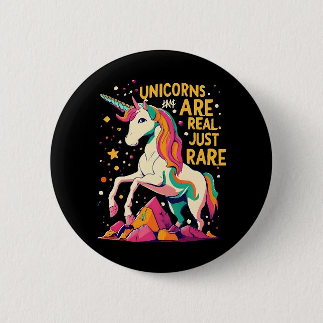 Einhorn ist echt selten button (Vorderseite)