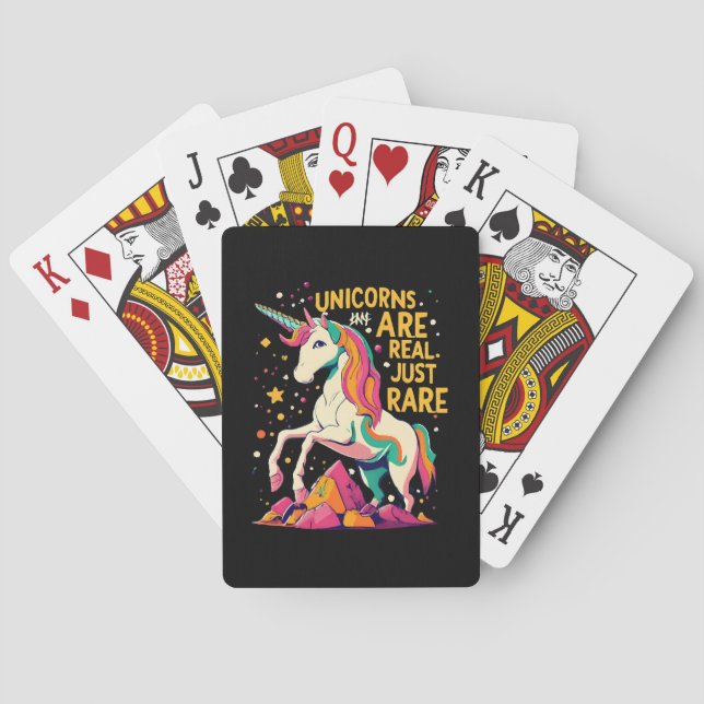 Einhorn ist echt selten spielkarten (Rückseite)