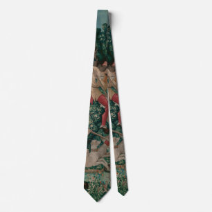 Einhorn-Jagd Mittelalterliche Kunst - Einhorn wird Krawatte