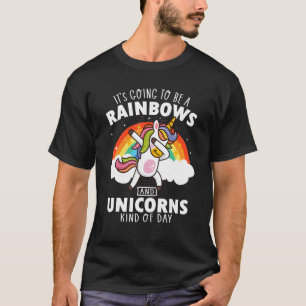 Einhorn Jungen Mädchen Männer Frauen Kostüm Regenb T-Shirt