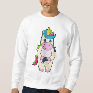 Einhorn-Kamera Sweatshirt