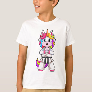 Einhorn Karate Kampfsport T-Shirt