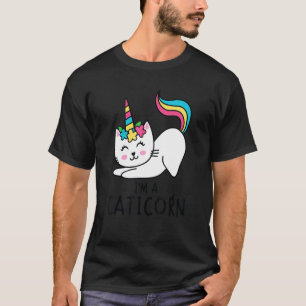 Einhorn Katze Ich bin ein Caticorn Mädchen Einhorn T-Shirt