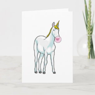 Einhorn Kaugummi Karte
