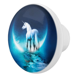 Einhorn Keramik-Griff Keramikknauf
