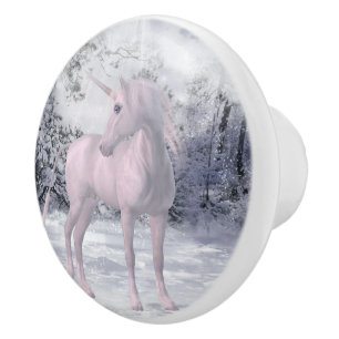 Einhorn-Keramik Keramikknauf