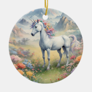 Einhorn Keramik Ornament