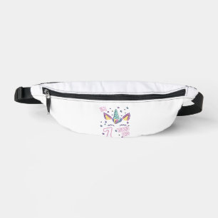 Einhorn Kinder zum 7. Geburtstag ich bin 7 Jahre a Bauchtasche