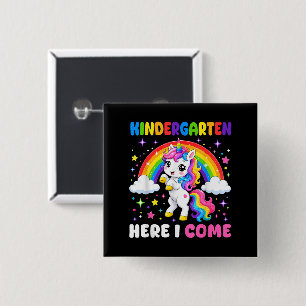 Einhorn - Kindergarten, ich komme - Zurück zur Sch Button