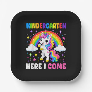 Einhorn - Kindergarten, ich komme - Zurück zur Sch Pappteller