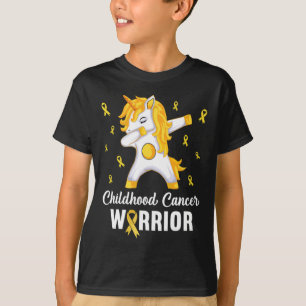 Einhorn Kinderkrebs-Krieger im September Wir W T-Shirt