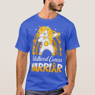 Einhorn Kinderkrebs-Krieger im September Wir W T-Shirt