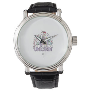 Einhorn Kirsche Kokette Einhorn Original Zazzle De Armbanduhr