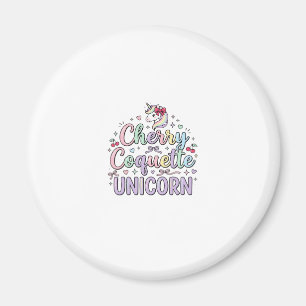 Einhorn Kirsche Kokette Einhorn Original Zazzle De Magnet