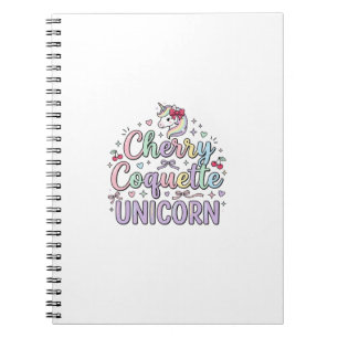Einhorn Kirsche Kokette Einhorn Original Zazzle De Notizblock