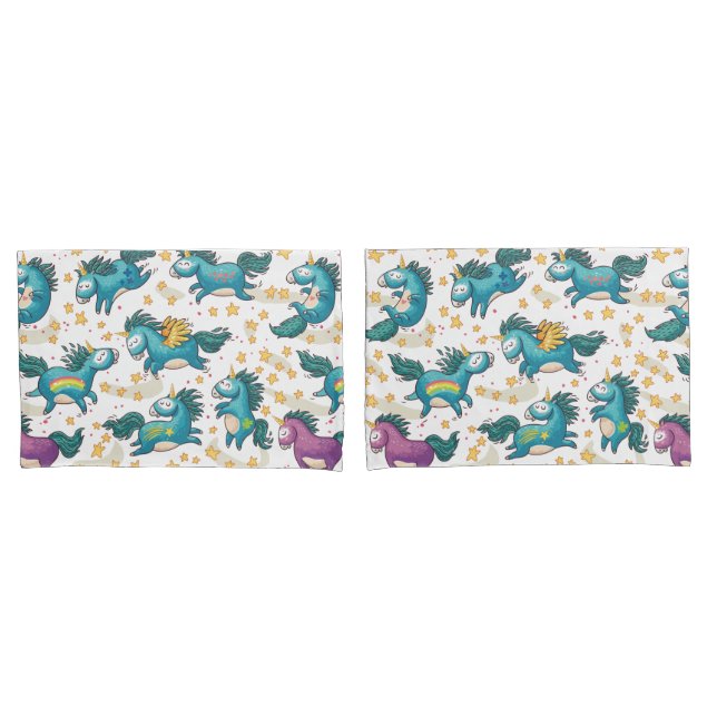 Einhorn Kissenbezug (Vorderseite-Set)