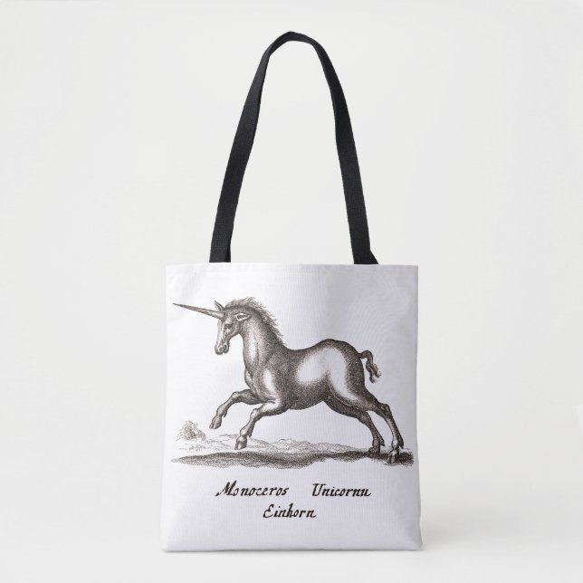 Einhorn-Klassik-Kreatur, die magisches Woodland lä (Vorderseite)