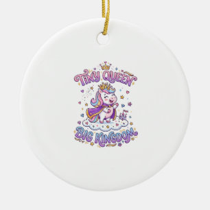 Einhorn Kleine Königin Großes Königreich Geschenki Keramik Ornament