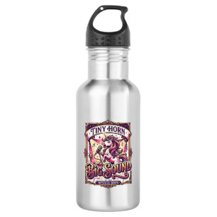 Einhorn Kleines Horn Großer Klang Stylishes Merch Edelstahlflasche