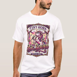 Einhorn Kleines Horn Großer Klang Stylishes Merch T-Shirt