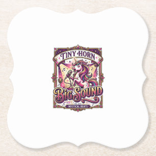 Einhorn Kleines Horn Großer Klang Stylishes Merch Untersetzer
