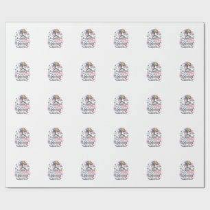 Einhorn Kleines Wetter Einhorn Trend-Shirt Grafik Geschenkpapier