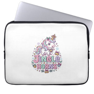 Einhorn Klingelhörner Charmante Bekleidung Grafik_ Laptopschutzhülle
