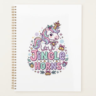 Einhorn Klingelhörner Charmante Kleidung Grafik_1 Planer