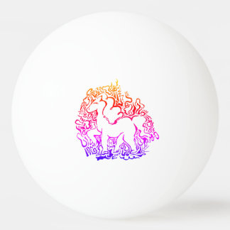 Einhorn-Klingeln Pong Ball Tischtennisball