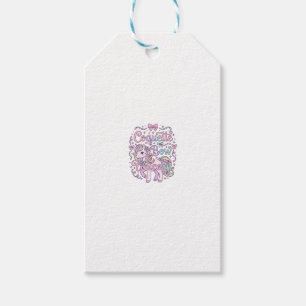 Einhorn Kokette Schleife Einhorn Süße Pastell Graf Geschenkanhänger