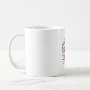 Einhorn Kokette Schleife Einhorn Süße Pastell Graf Kaffeetasse