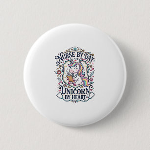 Einhorn-Krankenschwester bei Tag Einhorn von Herze Button