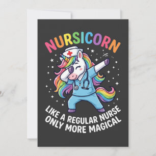 Einhorn-Krankenschwester Energie Hell und Magisch  Einladung