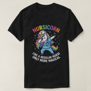 Einhorn-Krankenschwester Energie Hell und Magisch T-Shirt