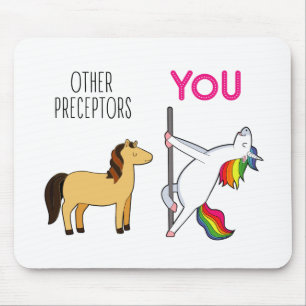 Einhorn-Krankenschwester-Patrouilleur-Geschenk Mousepad