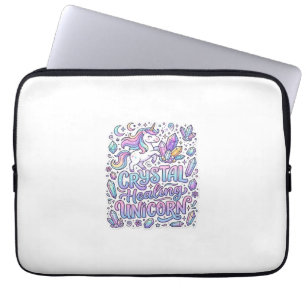 Einhorn Kristall Heilung Einhorn Geschenk Idee Vek Laptopschutzhülle