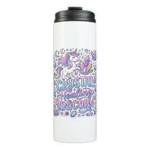 Einhorn Kristall Heilung Einhorn Geschenk Idee Vek Thermosbecher