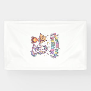 Einhorn-Lagerfeuergeschichte Einhorn-Verzauberung  Banner