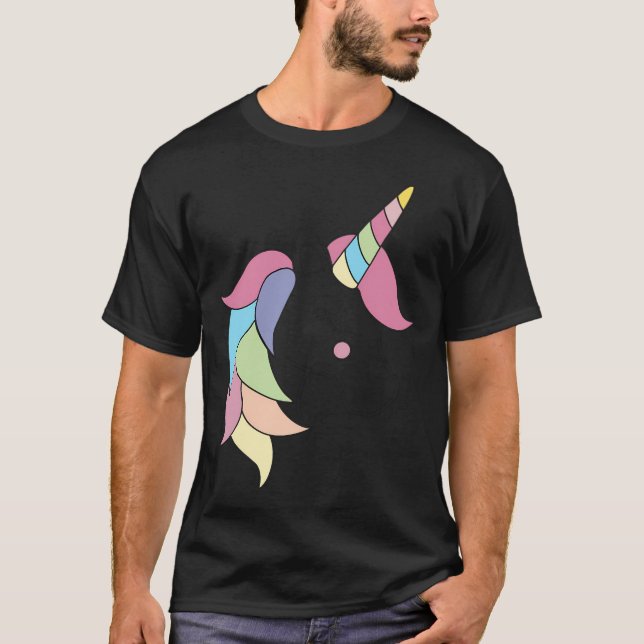 Einhorn Lang(1) T-Shirt (Vorderseite)