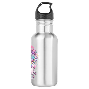 Einhorn läuft auf Glitter und Illusion Bezaubernd Edelstahlflasche