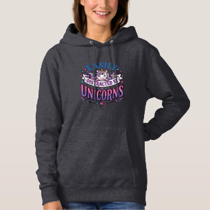 Einhorn leicht abgelenkt von Einhörnern Werbe C Hoodie