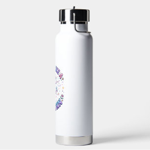 Einhorn leuchtet wie ein Einhorn Grafikdesign T-Sh Trinkflasche