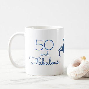 Einhorn-Liebhabers 50 und fabelhafter Geburtstag Kaffeetasse