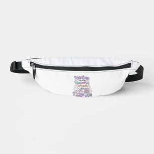 Einhorn liest in meiner Einhorn-Ecke Süße Pastell- Bauchtasche