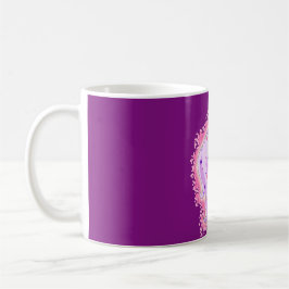 Einhorn lila rosa kaffeetasse