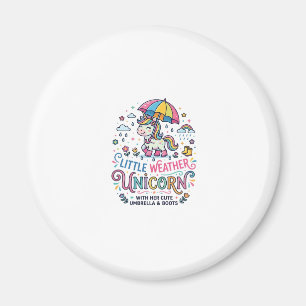 Einhorn Little Weather Einhorn Trend-Shirt Grafik Magnet
