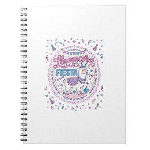 Einhorn Llamacorn Fiesta Spielendes-Shirt Grafik_1 Notizblock