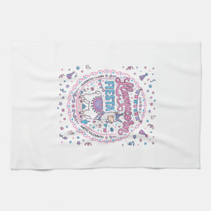 Einhorn Llamacorn Fiesta Spielerei Shirt Grafik_1 Geschirrtuch
