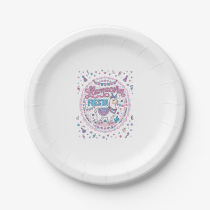 Einhorn Llamacorn Fiesta Spielerei Shirt Grafik_1 Pappteller